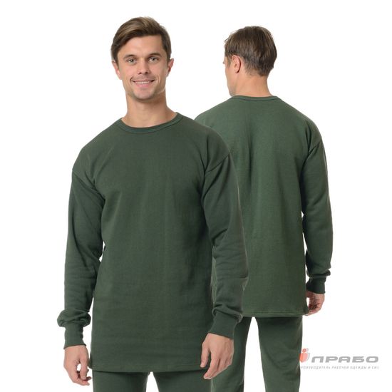 Белье нательное с начёсом (Хлопок, Олив)