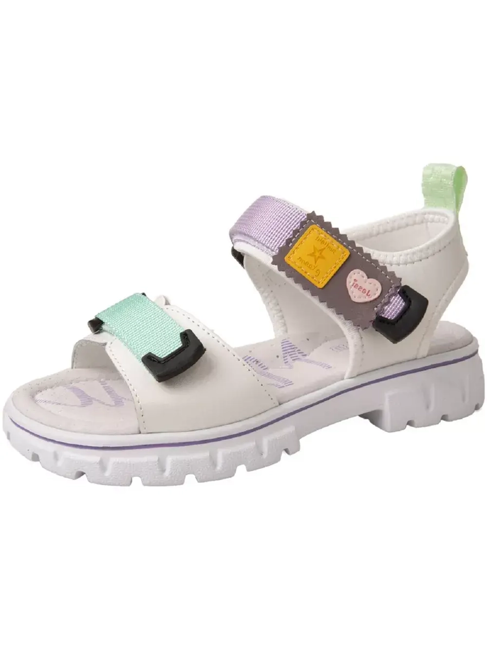 Модные Детские сандалии для девочки на платформе