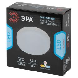 Светильник светодиодный ЭРА LED 15-18-4K накладной круглый 18Вт 4000K