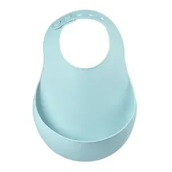 Детский силиконовый нагрудник Beaba Silicone Bib Airy Green