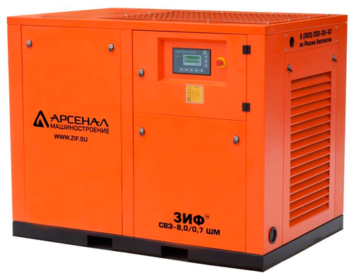 Винтовой компрессор ЗИФ СВЭ-6,9/1,6 ШМ