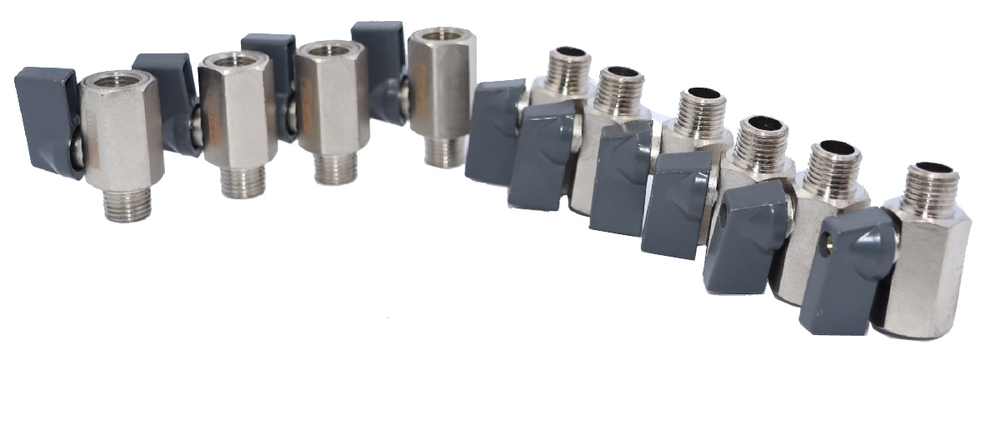 KraftWell KRW-BV14MF-10 Вентиль шаровый M1/4" - F1/4", 10 шт