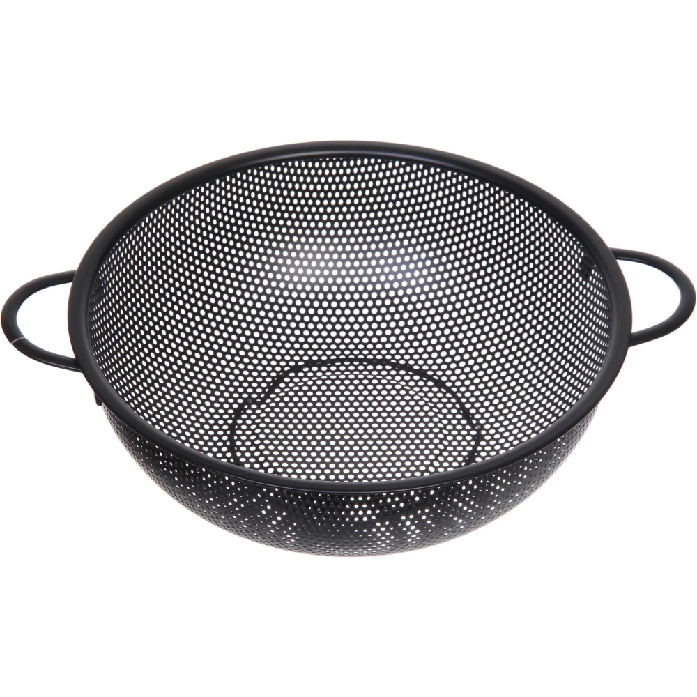 Дуршлаг металлический «Black» 25см с ручками