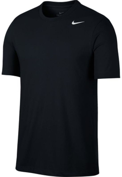 Теннисная футболка Nike Solid Dri-Fit Crew - black/white