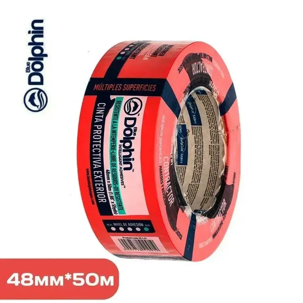 Blue Dolphin Малярная лента 48 мм 50 м, 1 шт