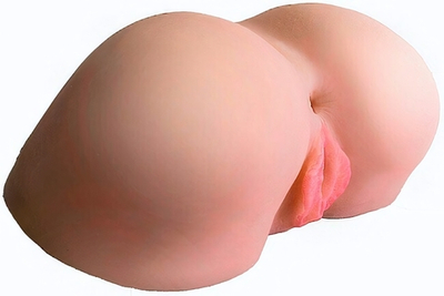 Массажёр для мужчин - вагина биоклон на присосках (Цвет: телесный)