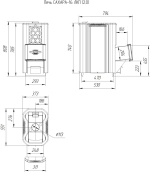 Печь для бани Сахара-16 ЛК (2.0)