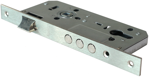 Замок под цилиндр L152-45.3M SN матовый никель