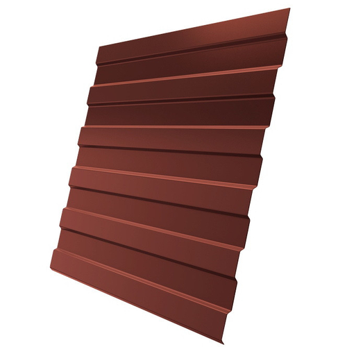 Профнастил С8 Grand Line Optima Satin 0,5 мм RAL 8004 медно-коричневый