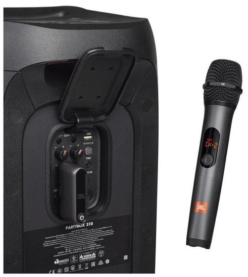 Беспроводной микрофон JBL Wireless Microphone Set, 2 шт. черный