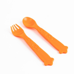 7310959 Набор  детской посуды «Очень вкусно», тарелка на присоске 250мл, вилка, ложка