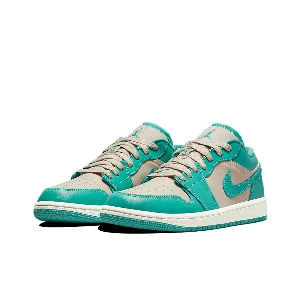 Женские кроссовки Air Jordan 1 Low 'Tropical Teal Sandy Beige' DC0774-131