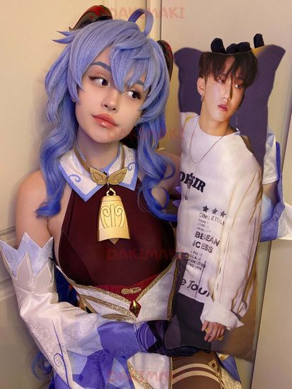 Мини дакимакура Джисон и Чанбин из Стрей Кидс | Stray Kids арт. M1032, 60х20 см