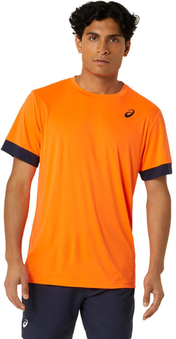 Мужская теннисная футболка Asics Court Short Sleeve - Оранжевый