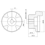 Полумуфта SGEA31FS300
