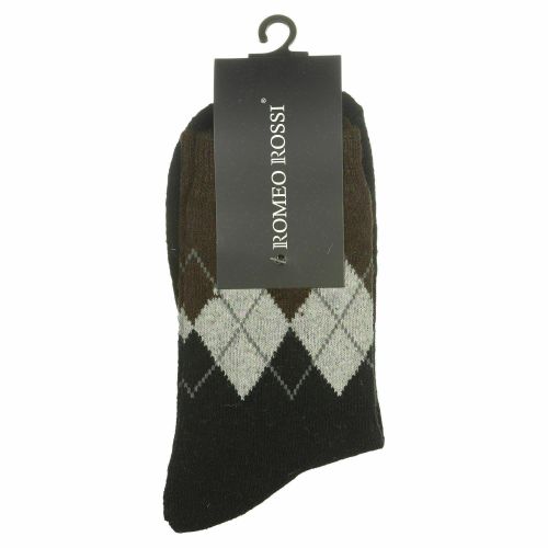 Мужские носки черные ROMEO ROSSI с шерстью 8045-2