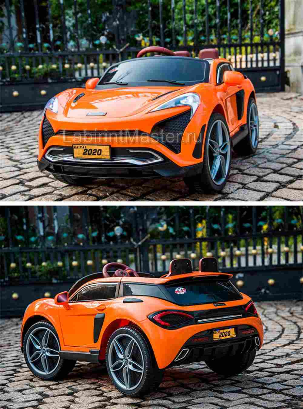 Детский электромобиль "KUPAI" KP-2020, оранжевый