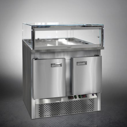 Среднетемпературная напольная холодильная витрина Finist SPLINTER Sс-158-127