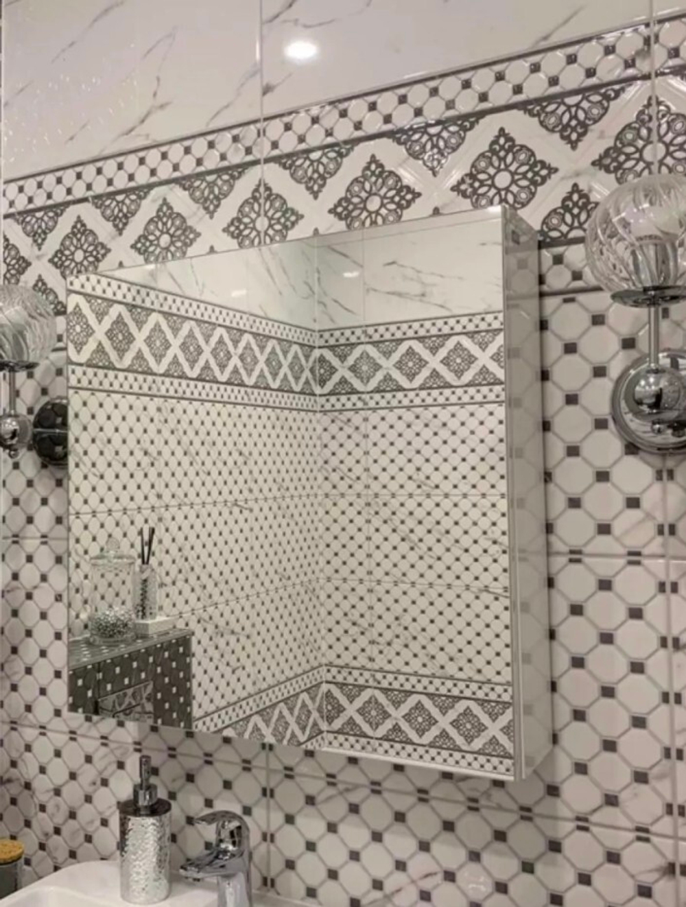 Elegance grey decor 01 300х500 (1-й сорт)
