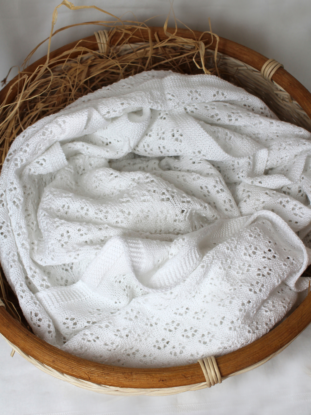 Плед "Плетёное облачко" 100*100