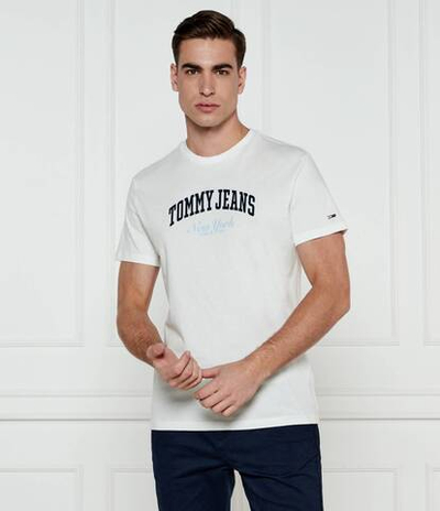 Футболка VARSITY POP Tommy Jeans - белый(DM0DM20362)