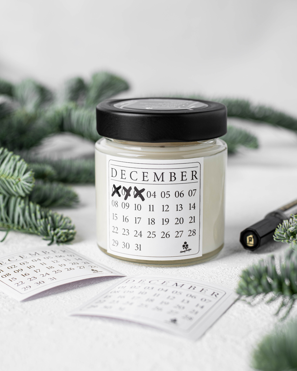 Новогодняя ароматическая свеча, 200 мл