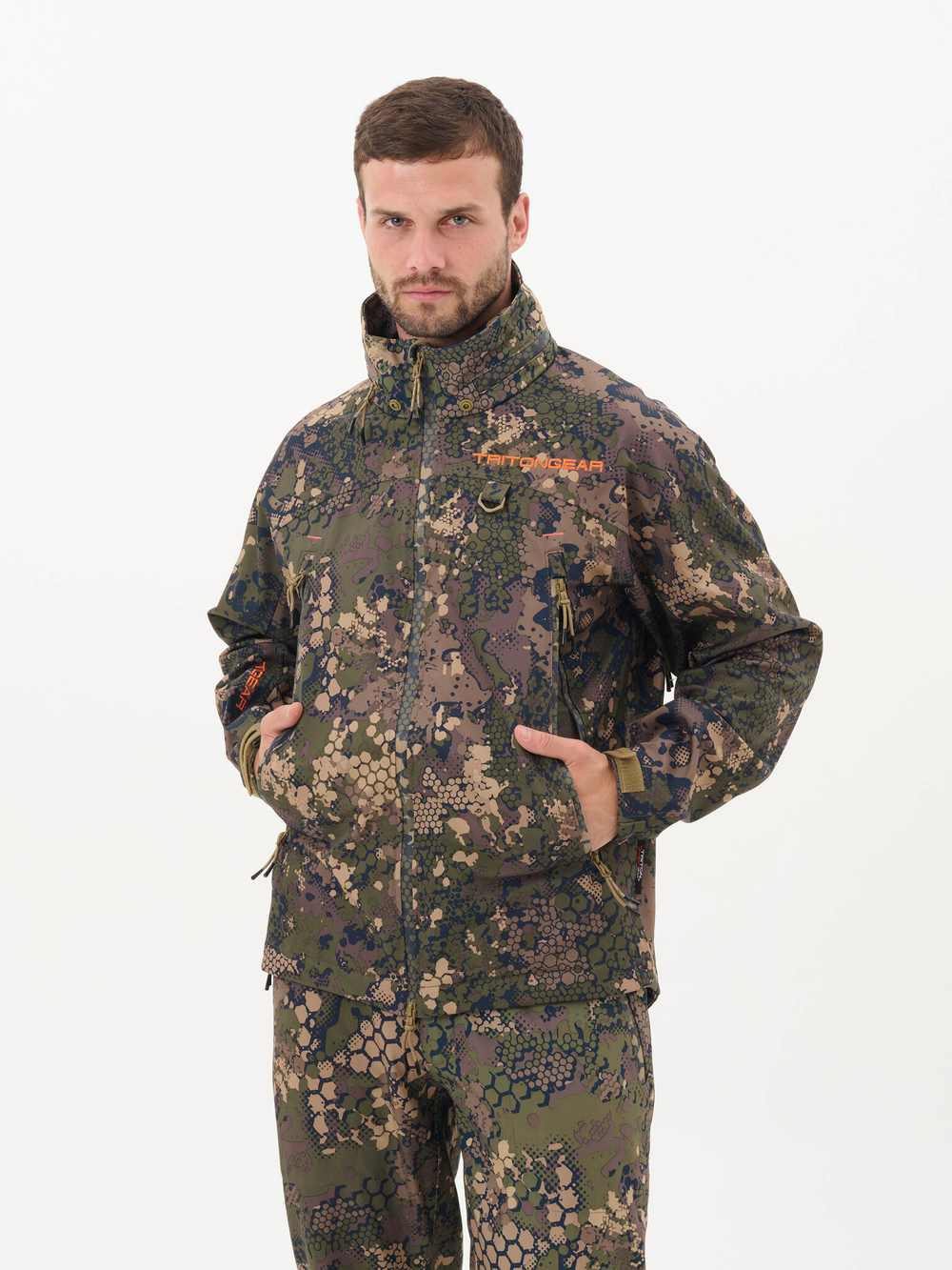 Костюм "TRITON PRO" -5 (SoftShell, Green Line) TRITONGEAR