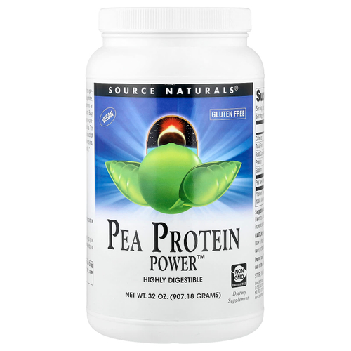 Source Naturals, Pea Protein Power™, гороховый протеин, 907,18 г (32 унции)