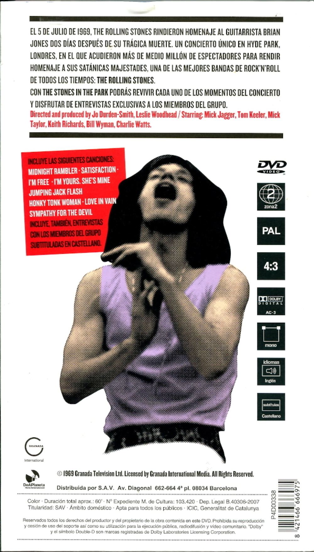 The Rolling Stones / The Stones In The Park (DVD)