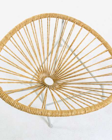 Плетеное кресло Acapulco бежевое