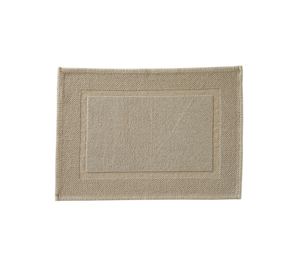 Коврик для ванной COMORES SABLE 50 х 60 бежевый хлопок 1350 гр/м 2 Blanc des Vosges 50 x 60