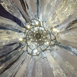 Люстра Cloyd SULAWESI C24 / выс. 260 см - серебро темн. (арт.11255)