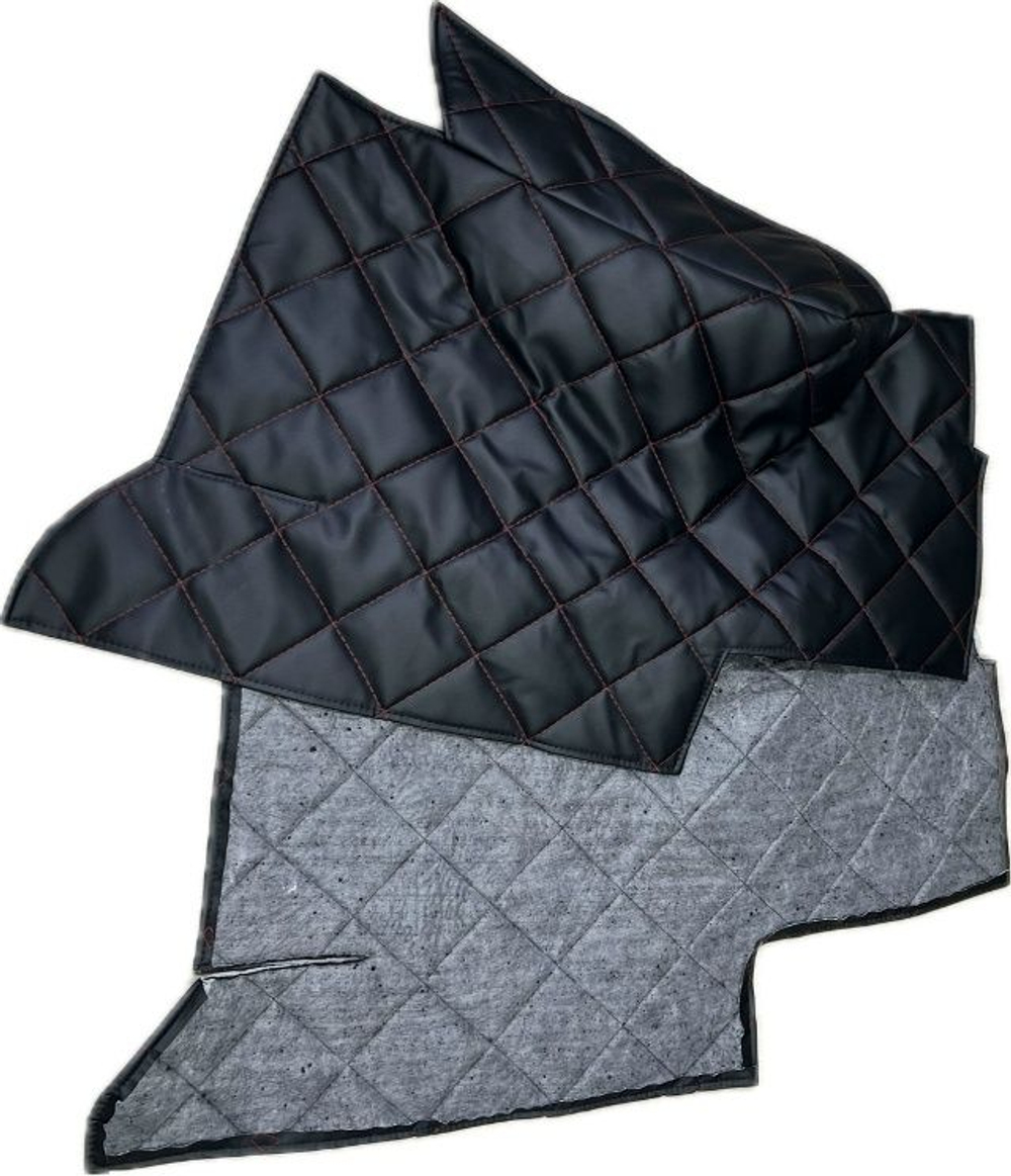 Коврики (утеплитель) под сиденья УАЗ 452 Буханка (красная нить ромб)