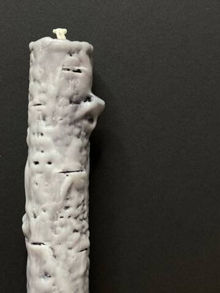 Свеча веточка березы большая