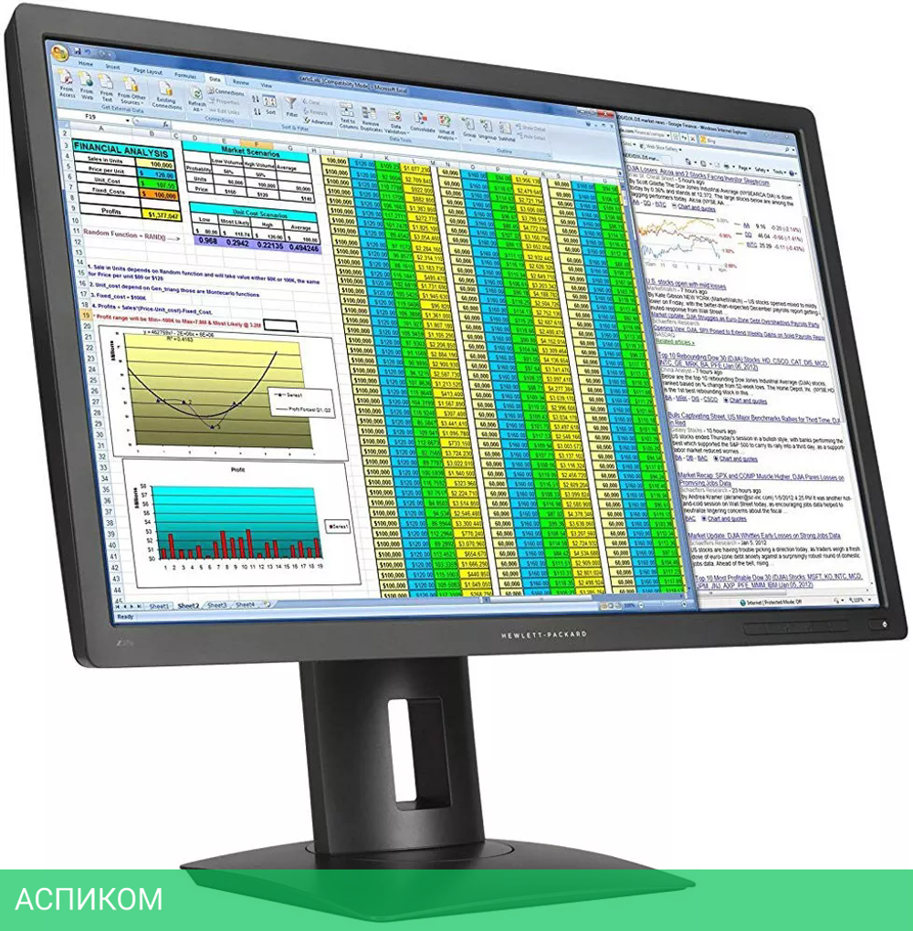 Монитор HP Z27q (J3G14A4)