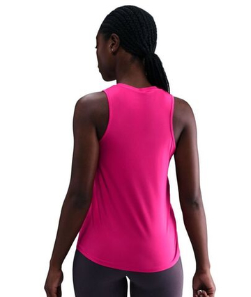Женский топ теннисный Nike Dri-FIT Nike One Classic - rush pink/white