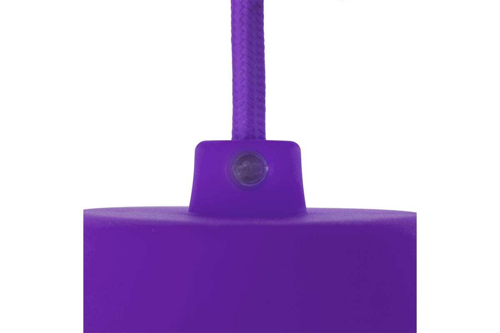 ПАТРОН REXANT Е27 СИЛИКОНОВЫЙ СО ШНУРОМ 1М ФИОЛЕТОВЫЙ 11-8887