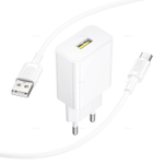 Зарядное устройство на Type-C Borofone QC3.0 BA111A (white)