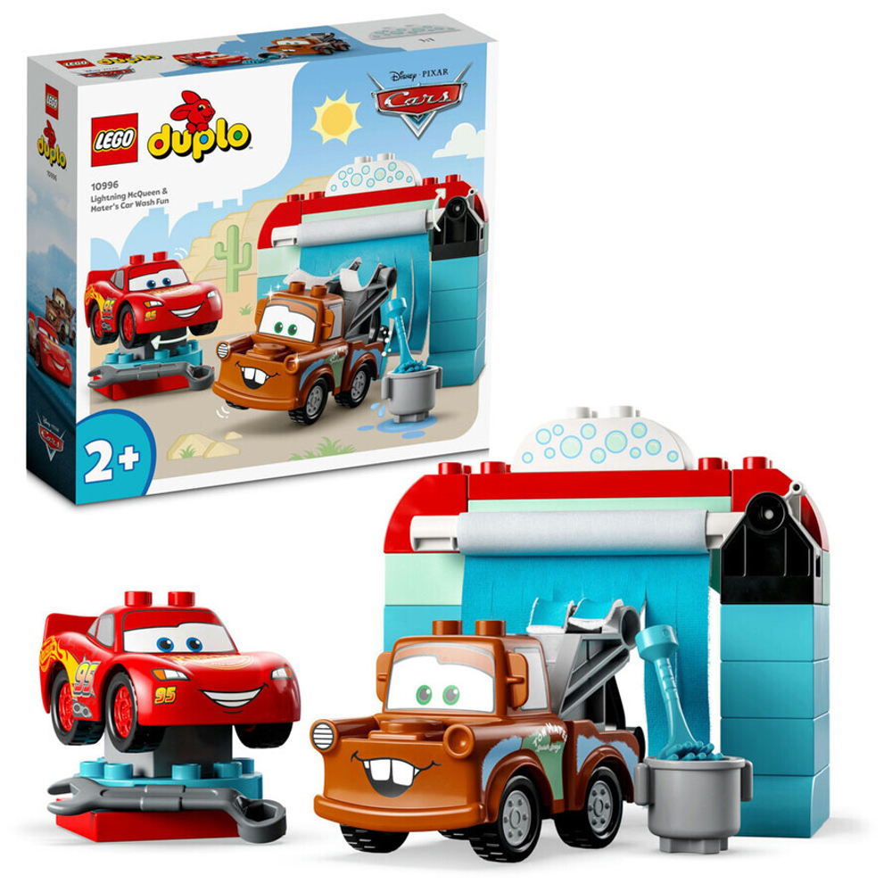 Конструктор LEGO Duplo 10996 Disney Тачки: Развлечение на автомойке Молнии Маккуина и Мэтра