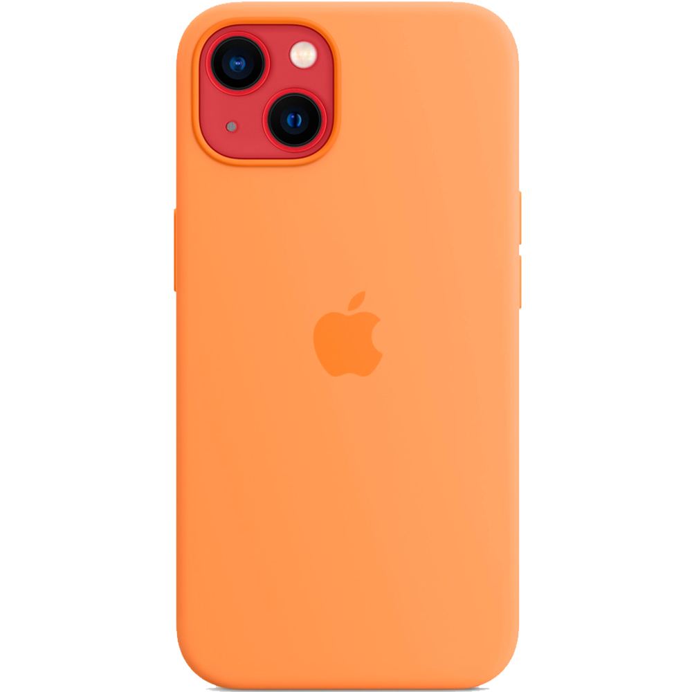 Силиконовый чехол с поддержкой MagSafe Apple Silicone Case для iPhone 13, Marigold (Весенняя мимоза)