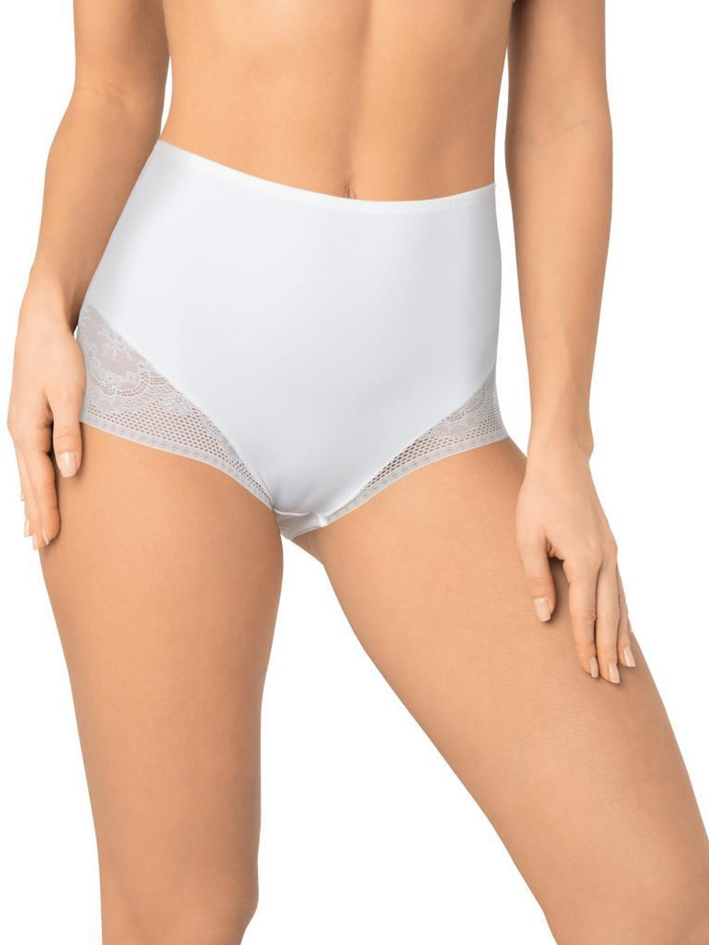 Высокие трусики из деликатного эластичного полотна (Размер: XXXL) (Цвет: черный)