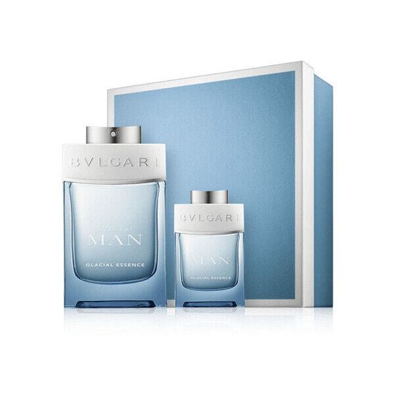 Набор парфюмированной воды BVLGARI Man Glacial Essence 100 мл с миниатюрой 15 мл