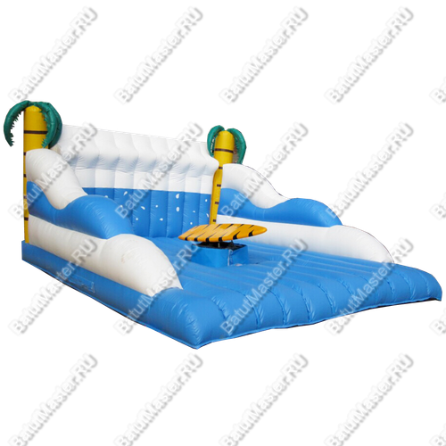 Баланс борд "Веселые тропики", борд+батут, размер 5*5*3,5 м