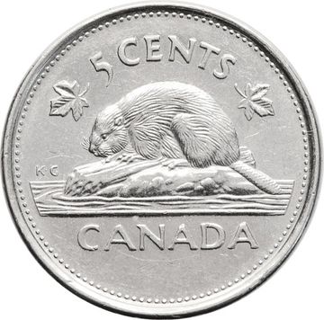 5 центов 2002 Канада «50 лет правлению Королевы»