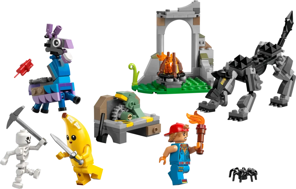 Конструктор LEGO Fortnite 77075 Лагерь Банана и Свечи Зажигания
