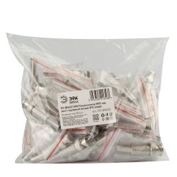 Разъем ЭРА SIMPLE RS-BNC02 штекер BNC под винт с пружиной металл упаковка 50 шт