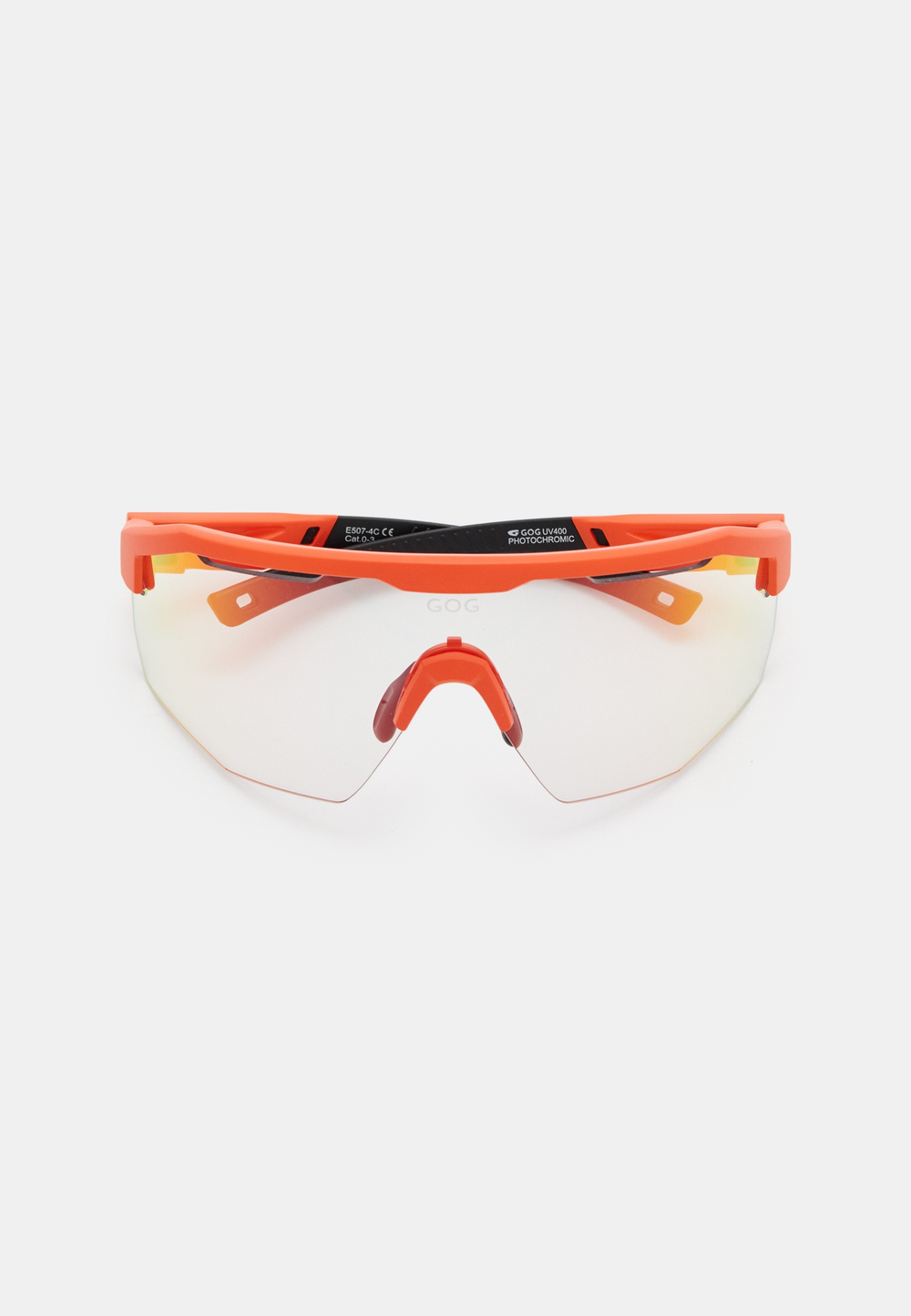 Спортивные очки GOG Argo С / Matt Neon Orange-Black / Photochromic Red Lens