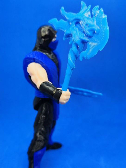 Подвижная фигурка "Сабзиро" Mortal Kombat, пластик, цвет синий