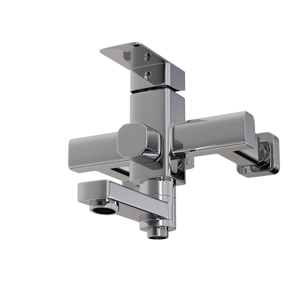 Душевая система 40к ML2433 излив лейка 1 позиция +лейка "Тропический душ" ХРОМ