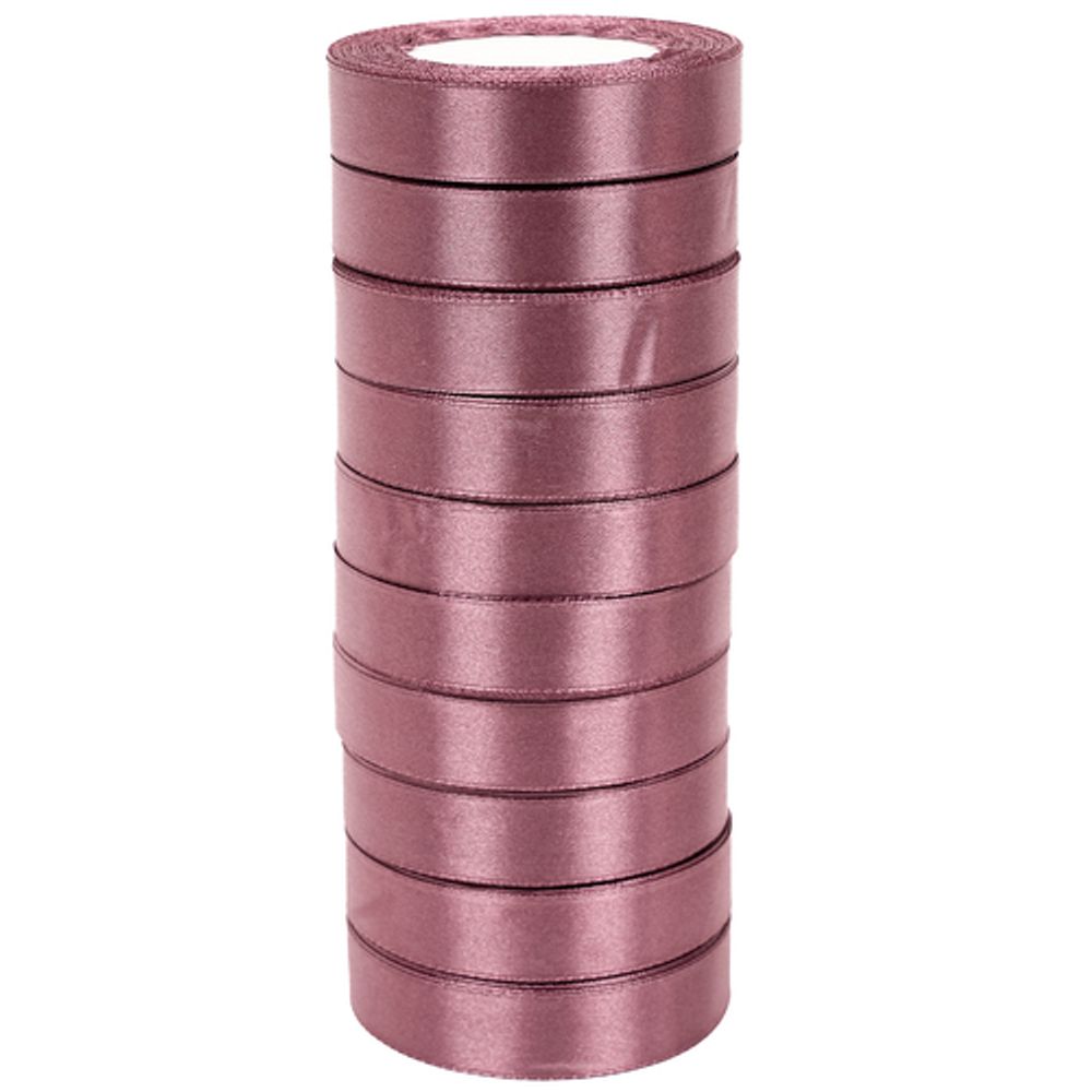 Лента атласная 2см*25Y КРАСНО-КОРИЧНЕВЫЙ